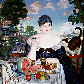 Merchant's wife at tea
